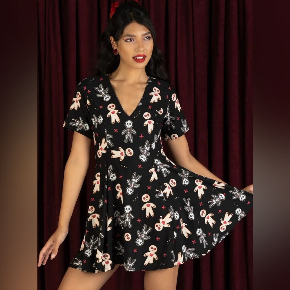 Blackmilk Black Voodoo Doll Dress